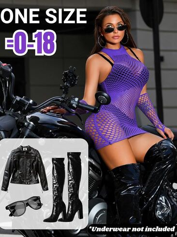 Kaei&Shi Fishnet Dress,Sexy Rave Outfits for Women Festival,Plus Size Lingerie Dresses Date Night Club in Kuwait