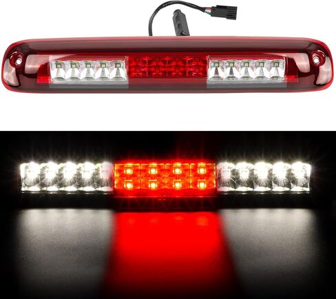 RANSOTO LED ضوء الفرامل الثالث متوافق مع Chevy Silverado GMC Sierra 1500 2500 3500 HD 1999 2000 2001 2002 2003 2004 2005 2006 2007 مصباح البضائع ارتفاع جبل وقف الضوء in Kuwait