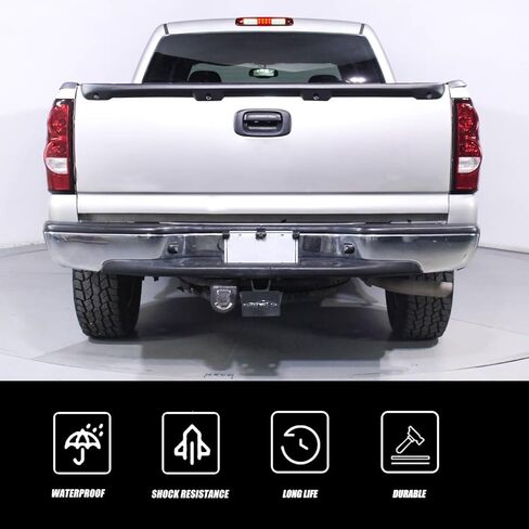 RANSOTO LED ضوء الفرامل الثالث متوافق مع Chevy Silverado GMC Sierra 1500 2500 3500 HD 1999 2000 2001 2002 2003 2004 2005 2006 2007 مصباح البضائع ارتفاع جبل وقف الضوء in Kuwait