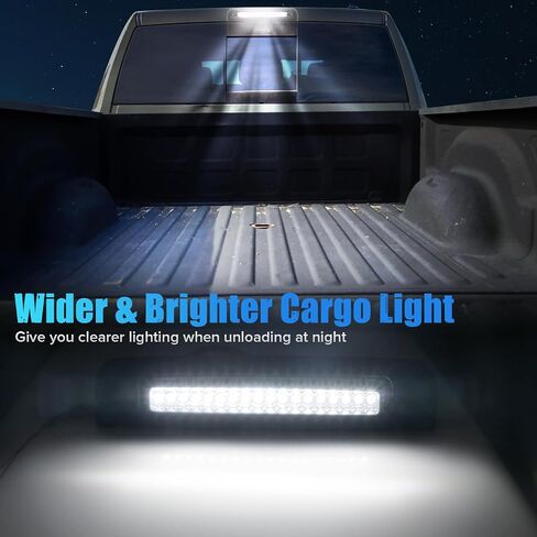 LED 3rd Brake Light Compatible with Ram1500 2009-2018 1500 Classic 2019-2021Ram2500 3500 4500 5500 2010-2018 Laramie 2019 Third Brake Cargo Light (Smoke:1) in Kuwait