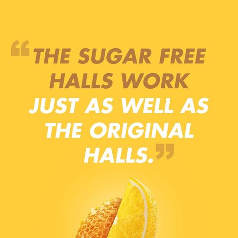 HALLS Relief Honey Lemon Sugar Free Cough Drops, Value Pack, 180 Drops in Saudi Arabia