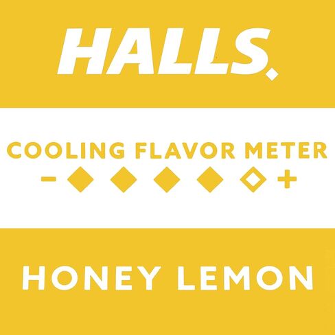Halls Relief Honey Lemon Cough Drops, Value Pack, 140 Drops in Kuwait