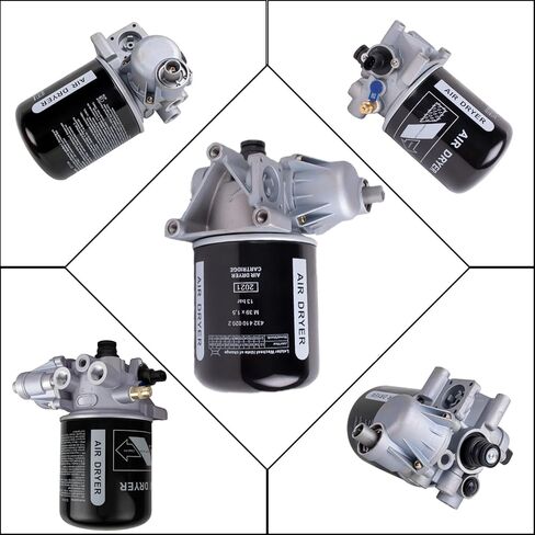 مجفف هواء R955205 12 فولت مع مجموعة تركيب لنظام Meritor Wabco System Saver 1200 Series فولفو كينورث بيتربيلت 379 كاسكاديا TR955205 4324130010 in Kuwait