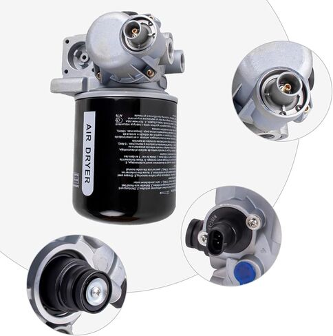 مجفف هواء R955205 12 فولت مع مجموعة تركيب لنظام Meritor Wabco System Saver 1200 Series فولفو كينورث بيتربيلت 379 كاسكاديا TR955205 4324130010 in Kuwait