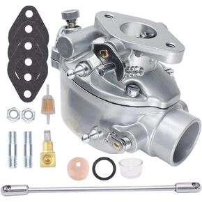 NENKUTEN Carburetor Tractor Carb for Ford 8N 9N 2N 1939-1952 with Linkage Rod Sediment Bowl Kits Gasket and Screws Bolts, Replaces 8N9510C, 8N9510C-HD, 9N9510A, B3NN9510A, TSX241A, TSX33