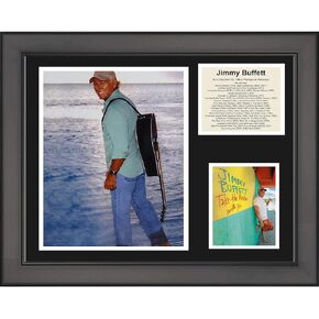 Framed Jimmy Buffett 12"x15" Music Photo Collage #2