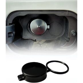 Cap & Shield Tethered 2.375inch ID, Capless Gas Cap Dirt, Water & Dust Cover Compatible With GMC, Chevrolet, Buick & Cadillac Capless Gas Cap Fuel Filler Nozzle Cover