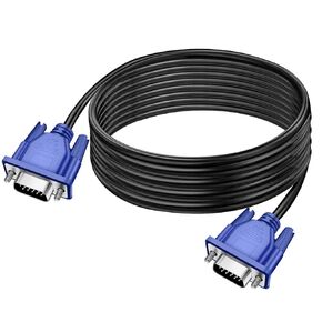 SENLIXIN VGA Cable, VGA to VGA Cable 1.5m / 5ft Video Cable Support 1080P Full HD for PC, HD TV, Laptop Monitor Screen Projector