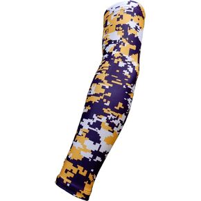 Youth & Adult Sizes Moisture Wicking Compression Arm Sleeve (1 Sleeve) (Over 100 Colors Available in Our Store)