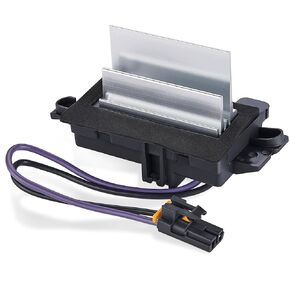 AC Blower Motor Resistor Blower Control Module Compatible with 2003-2007 Chevy Silverado, Trailblazer, Cadillac Escalade, GMC Envoy, Sierra, Buick Rainier, Replace # 15-80567 89018778 4P1516