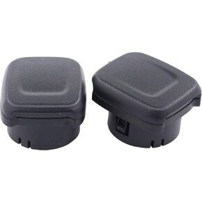 MOTOKU Center Console Power Outlet Cap Cover Retainer Black for Chevy Silverado Equinox Colorado Malibu Traverse