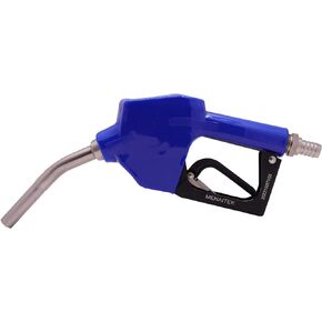 MENAITEK 3/4"NPT inch Automatic Shut-off Diesel Exhaust Fluid (DEF)/Antifreeze Nozzle 3/4"(19MM) Spout 360 degree Rotating Swivel Barb Used For Ethanol Methanol Blend Industrial Dispensing Fuel Nozzle