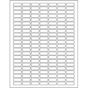 White Rectangular Labels + Bonus Color Labels - Value Pack - White Coding Labels Produce Excellent Results with Standard Laser Printer-Template Included! 1138 Pack