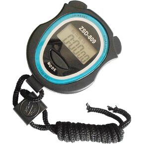 Stopwatch Timer - Simple Red Sports Clock - Basic Operation - Clear Display - Child-Friendly - Ideal for Track, Field, Swim Training - Digital Stopwatch for Coaches