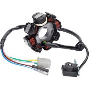 Ignition Stator Magneto 8 Coil 5 Wires Replacement for GY6 50CC 60CC 80CC ATV Scooter TAOTAO Paliden 150cc scooter in Kuwait
