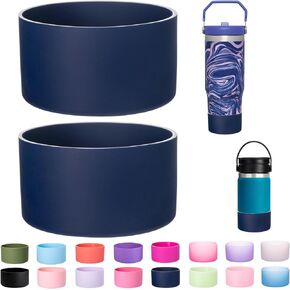 حذاء LONPARRY من السيليكون مكون من قطعتين لستانلي 40 30 أونصة Quencher Adventure Tumbler، حذاء سفلي لـ Stanley IceFlow Flip 30 20 أونصة، أحذية غطاء واقي كأس ستانلي لستانلي 40 30 أونصة بمقبض in Kuwait