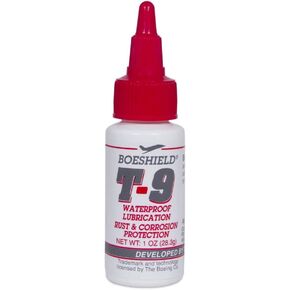 BOESHIELD T-9 Rust & Corrosion Protection/Inhibitor and Waterproof Lubrication, 1 oz liquid