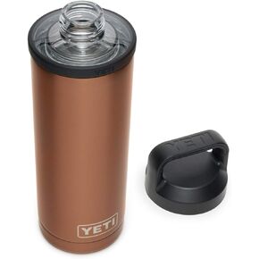 YETI Rambler 18 oz Bottle, Vacuum Insulated, Stainless Steel with Chug Cap