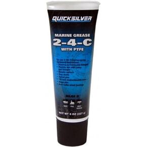 Quicksilver / Mercury 2-4-C Marine Lubricant / Grease w/ Teflon 8oz