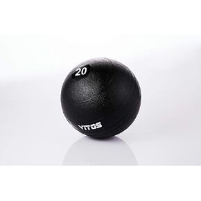 Vitos Fitness Exercise Slam Medicine Ball 10 to 100 Pounds | Durable Weighted Gym Accessory Strength Conditioning Cross Training Core Squats Lunges Spike Ball Rubber Weight Workout