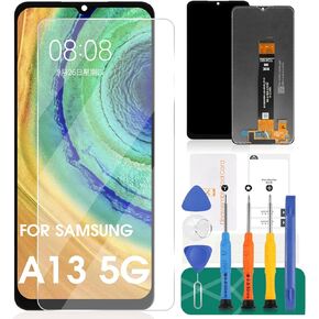 for Samsung Galaxy A13 5G LCD Screen Replacement for Samsung A13 5G Screen Replacement A13 5G LCD Display A136 Touch Digitizer Assembly Compatible with SM-A136U Repair Kits(Not Fit A136B/4G Version)