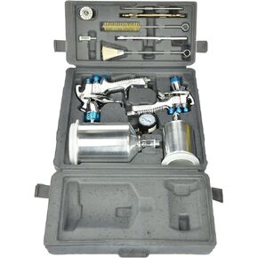 DeVilbiss 802342 StartingLine HVLP Gravity Spray Gun Kit, 2.7, Factory