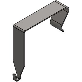 Modtek High Strength Office Cubicle 3.1" Deep Whiteboard Hanger-Narrow Hook! (3.1" Deep Whiteboard Hanger-Narrow Hook 2 Pack)