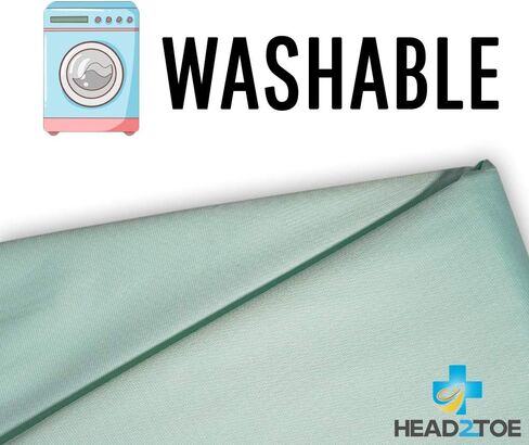 HEAD2TOE- Incontinence Bed Pads | Washable Waterproof Mattress Protector | Premium Pack of 4 30x36 Highly Absorbent Reusable Washable Underpads - Ideal for Adults, Kids, and Pets in Saudi Arabia