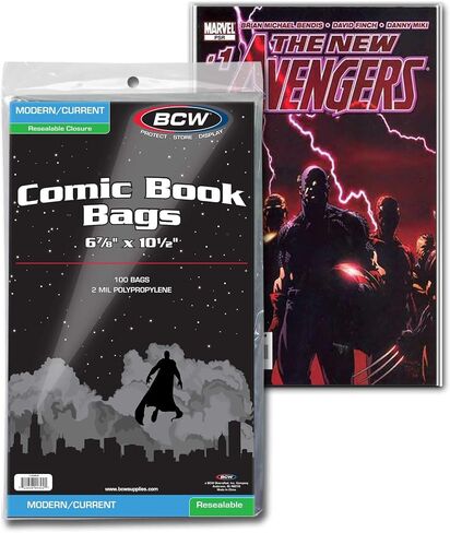 BCW Current Re-Sealable Comic Book Bags (100 Count) in Saudi Arabia