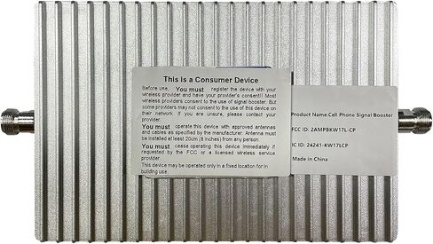 Lintratek Cell Phone Signal Booster for Home and Office on Band 2/4/5/12/17,Up to 5,000 Sq Ft,Boost 4G LTE 3G GSM Data & Voice Signal for Varies of U.S. Carriers, FCC Approved in Saudi Arabia