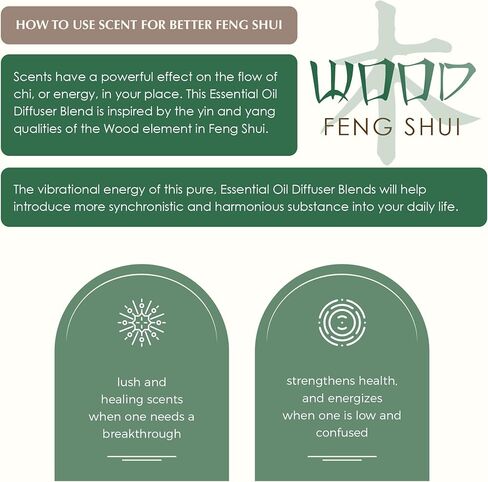 عنصر الماء - مزيج ناشر الزيوت العطرية فنغ شوي من أرومافومي | 3 × 10 مل | إنشاء أفضل فنغ شوي | توازن عنصر الماء |الحث على النقاء والتدفق والتجديد والسهولة| مصنوع من زيت عطري نقي in Kuwait