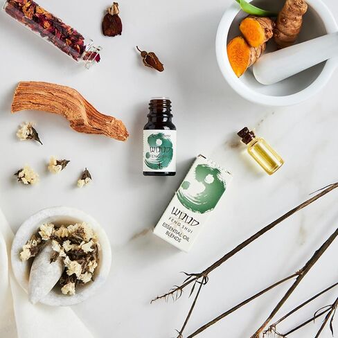 عنصر الماء - مزيج ناشر الزيوت العطرية فنغ شوي من أرومافومي | 3 × 10 مل | إنشاء أفضل فنغ شوي | توازن عنصر الماء |الحث على النقاء والتدفق والتجديد والسهولة| مصنوع من زيت عطري نقي in Kuwait