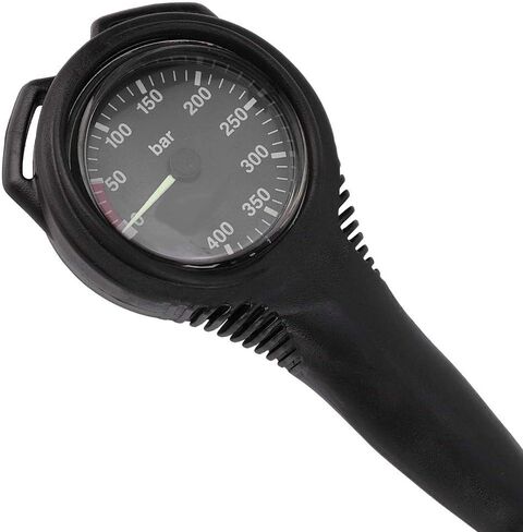 Keenso Professional Luminous Submersible Scuba Diving Pressure Gauge 400 Bar Console Dive Equipment Luminous Waterproof Negro Diving in Saudi Arabia