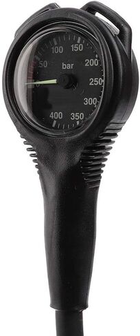 Keenso Professional Luminous Submersible Scuba Diving Pressure Gauge 400 Bar Console Dive Equipment Luminous Waterproof Negro Diving in Saudi Arabia