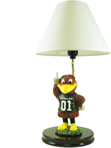 NCAA South Carolina Gamecocks Painted Mascot Lamp in Saudi Arabia
