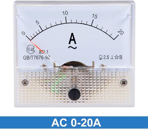 uxcell® AC 0-20A Analog Panel Ammeter Gauge Ampere Current Meter 85L1 in Saudi Arabia