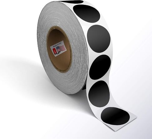 Kenco Color Coding Circle Dot Sticker Labels on a roll (Silver FOIL, 1 INCH 1000 Stickers) in Saudi Arabia