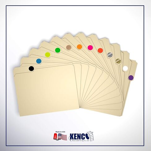 Kenco Color Coding Circle Dot Sticker Labels on a roll (Silver FOIL, 1 INCH 1000 Stickers) in Saudi Arabia