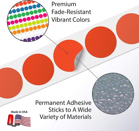 Kenco Color Coding Circle Dot Sticker Labels on a roll (Silver FOIL, 1 INCH 1000 Stickers) in Saudi Arabia