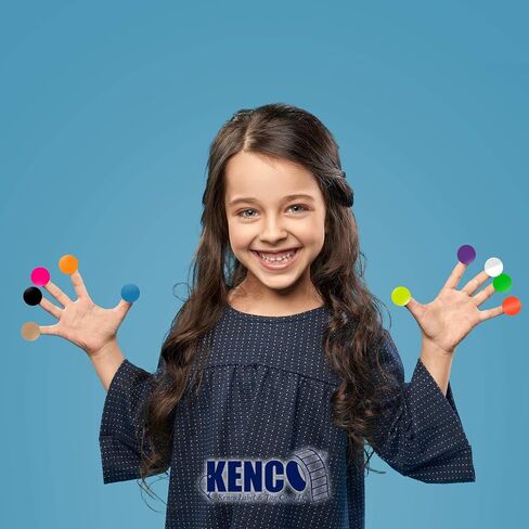 Kenco Color Coding Circle Dot Sticker Labels on a roll (Silver FOIL, 1 INCH 1000 Stickers) in Saudi Arabia