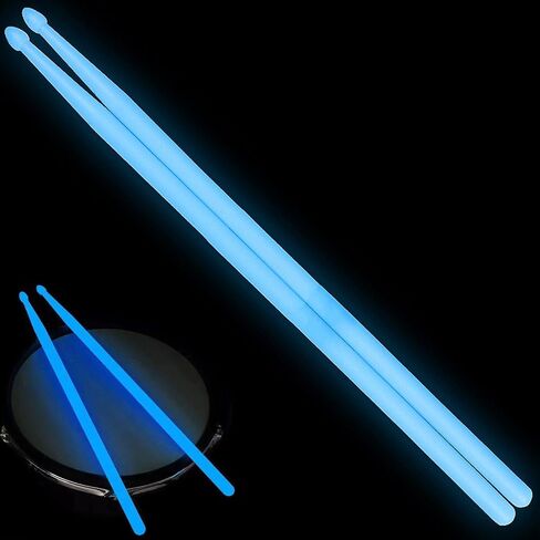 5A Luminous Light Up Drum Sticks, Luminous Light Up Drumsticks, Bright Luminous Glow in The Dark Drumsticks, Bright Light Up Drum Sticks (Blue) in Saudi Arabia