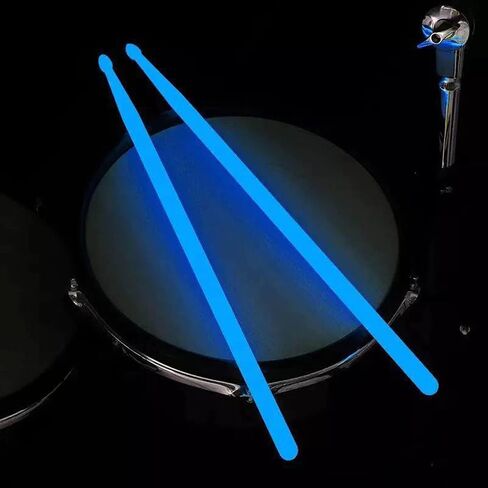 5A Luminous Light Up Drum Sticks, Luminous Light Up Drumsticks, Bright Luminous Glow in The Dark Drumsticks, Bright Light Up Drum Sticks (Blue) in Saudi Arabia