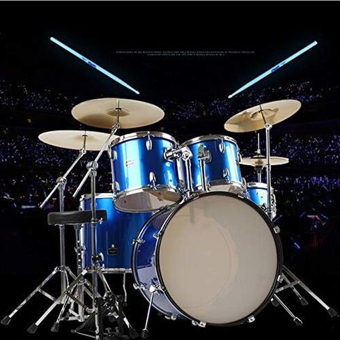 5A Luminous Light Up Drum Sticks, Luminous Light Up Drumsticks, Bright Luminous Glow in The Dark Drumsticks, Bright Light Up Drum Sticks (Blue) in Saudi Arabia