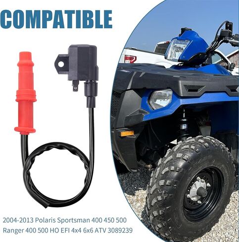 ملف الإشعال شرارة التوصيل متوافق مع 2004-2013 بولاريس سبورتسمان 400 450 500 رينجر 400 500 HO EFI 4x4 6x6 ATV 3089239 in Kuwait