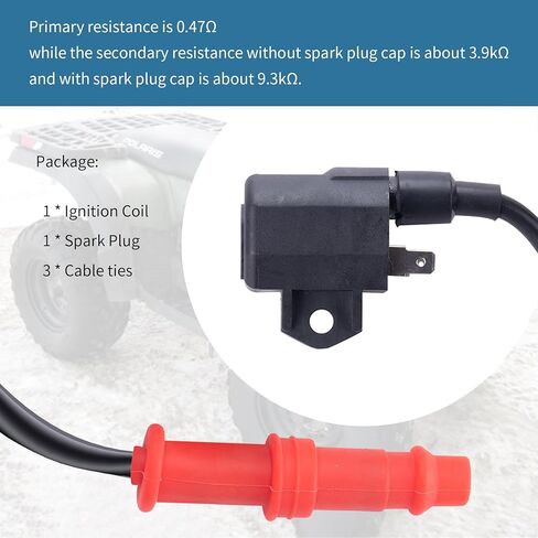 ملف الإشعال شرارة التوصيل متوافق مع 2004-2013 بولاريس سبورتسمان 400 450 500 رينجر 400 500 HO EFI 4x4 6x6 ATV 3089239 in Kuwait