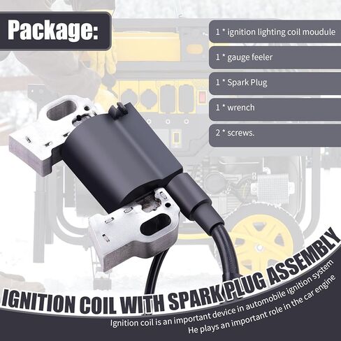 ملف الإشعال TNNR مع مجموعة قابس الإشعال متوافق مع Honda & Clones 420cc 301cc GX270 GX340 339cc 389cc 439cc Predator 420cc 5000W 6500W 7000W 8750W محرك مولد الغاز in Kuwait