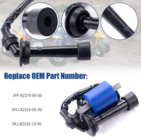 TNNR ملف الإشعال شرارة التوصيل والغطاء والتمهيد متوافق مع 2001-2008 YAMAHA Grizzly 660 Rhino 660 Raptor 660R YFM 660 in Kuwait