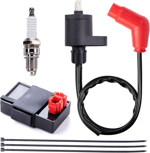 ملف الإشعال TNNR وصندوق الإشعال CDI وقابس الإشعال متوافق مع 1994 1995 1996 1997 HONDA FourTrax 300 TRX300 2x4 TRX300FW 4x4 OEM 30410-HM5-505 in Kuwait