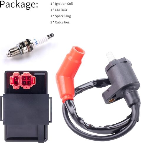 ملف الإشعال TNNR وصندوق الإشعال CDI وقابس الإشعال متوافق مع 1994 1995 1996 1997 HONDA FourTrax 300 TRX300 2x4 TRX300FW 4x4 OEM 30410-HM5-505 in Kuwait