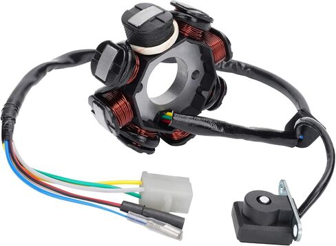 Ignition Stator Magneto 8 Coil 5 Wires Replacement for GY6 50CC 60CC 80CC ATV Scooter TAOTAO Paliden 150cc scooter in Kuwait